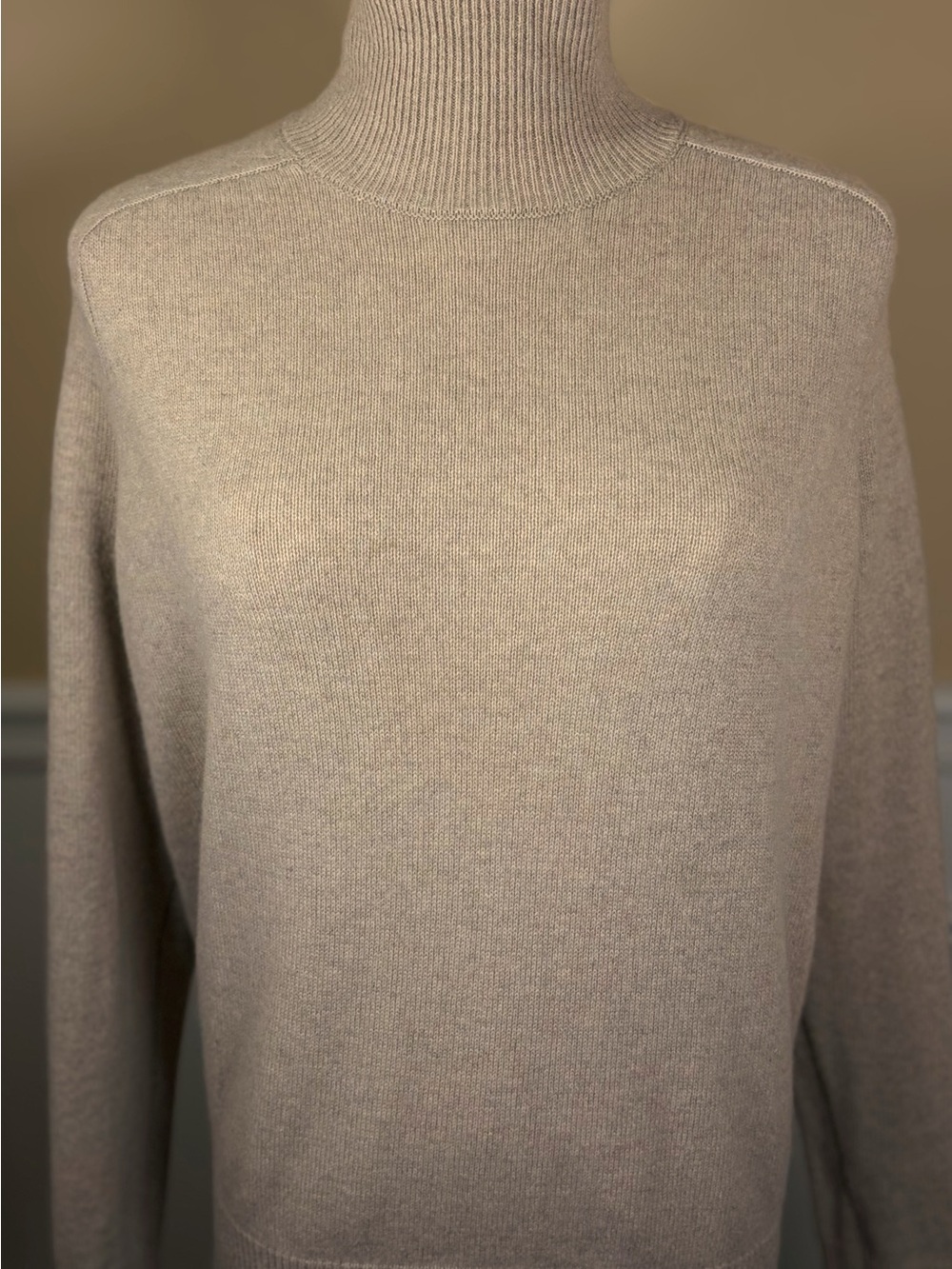 Vince Beige Turtleneck Sweater
